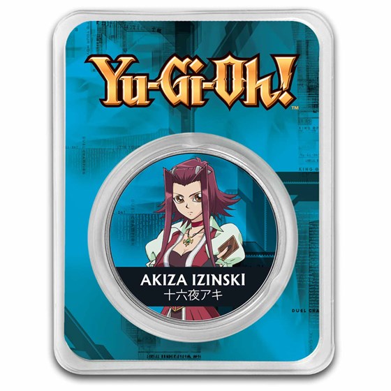 2024 Niue 1 oz Color Ag $2 Yu-Gi-Oh! - Akiza Izinski In TEP 2024 Niue 1 oz Color Ag $2 Yu-Gi-Oh! - Akiza Izinski In TEP