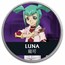 2024 Niue 1 oz Color Ag $2 Yu-Gi-Oh! - Luna, In TEP