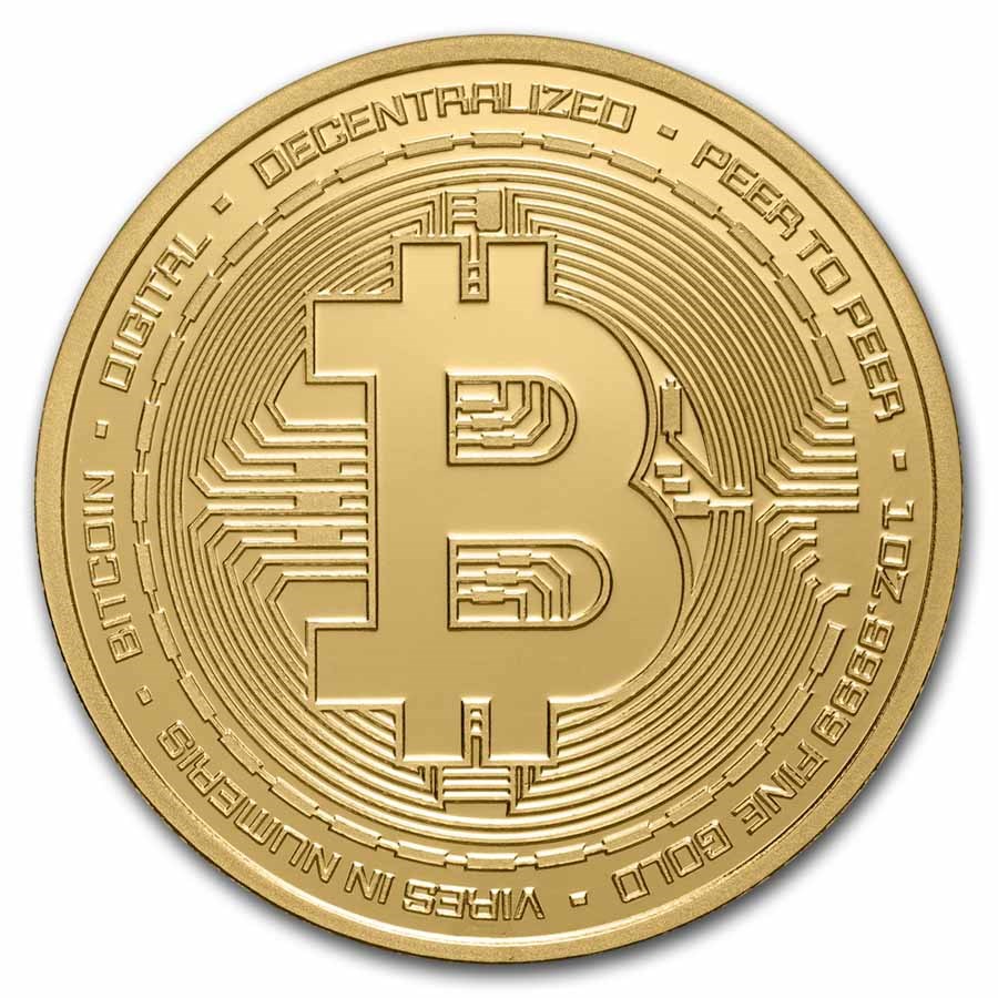 2024 Niue 1 oz Gold $250 Bitcoin BU