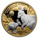 2024 Niue 1 oz Gold Proof Australia at Night (Rock Wallaby)