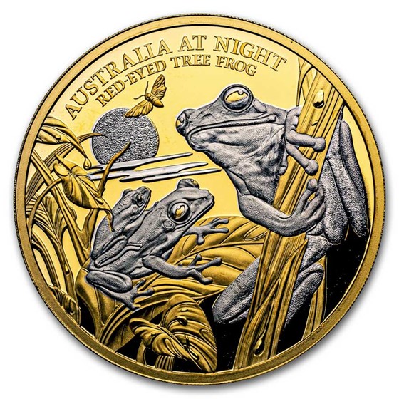 2024 Niue 1 oz Gold Proof Australia at Night (Tree Frog) 2024 Niue 1 oz Gold Proof Australia at Night (Tree Frog)