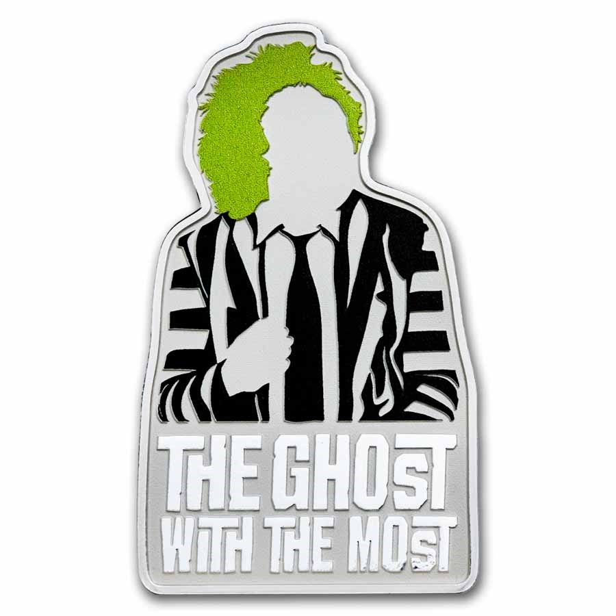 2024 Niue 1 oz Silver $2 Beetlejuice - The Ghost with the Most