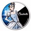 2024 Niue 1 oz Silver $2 Disney Cinderella in Special Jewelry Box