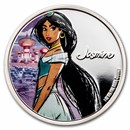 2024 Niue 1 oz Silver $2 Disney Jasmine in Special Jewelry Box