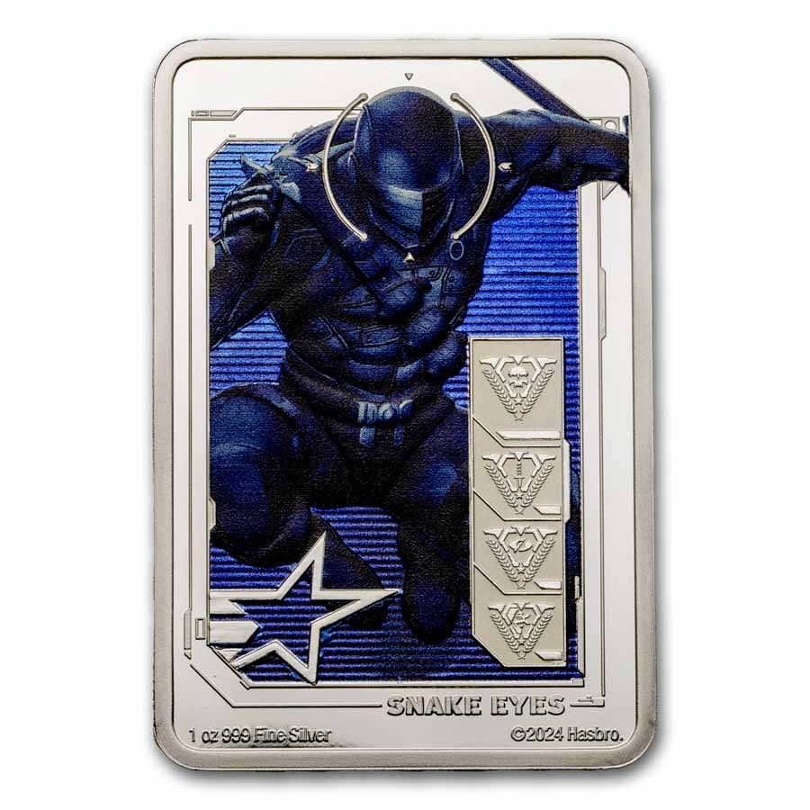 2024 Niue 1 oz Silver $2 G.I. Joe - Snake Eyes