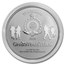 2024 Niue 1 oz Silver $2 Ghostbusters No Ghost Logo BU Coin