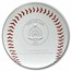 2024 Niue 1 oz Silver $2 MLB Logo on Baseball (Coin Only)