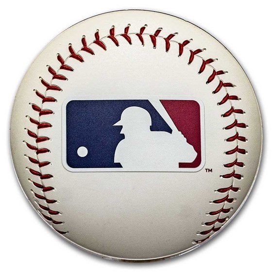 2024 Niue 1 oz Silver $2 MLB Logo on Baseball 2024 Niue 1 oz Silver $2 MLB Logo on Baseball