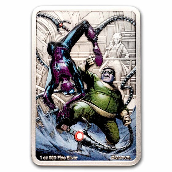 2024 Niue 1 oz Silver $2 Spider-Man Villains: Doctor Octopus 2024 Niue 1 oz Silver $2 Spider-Man Villains: Doctor Octopus
