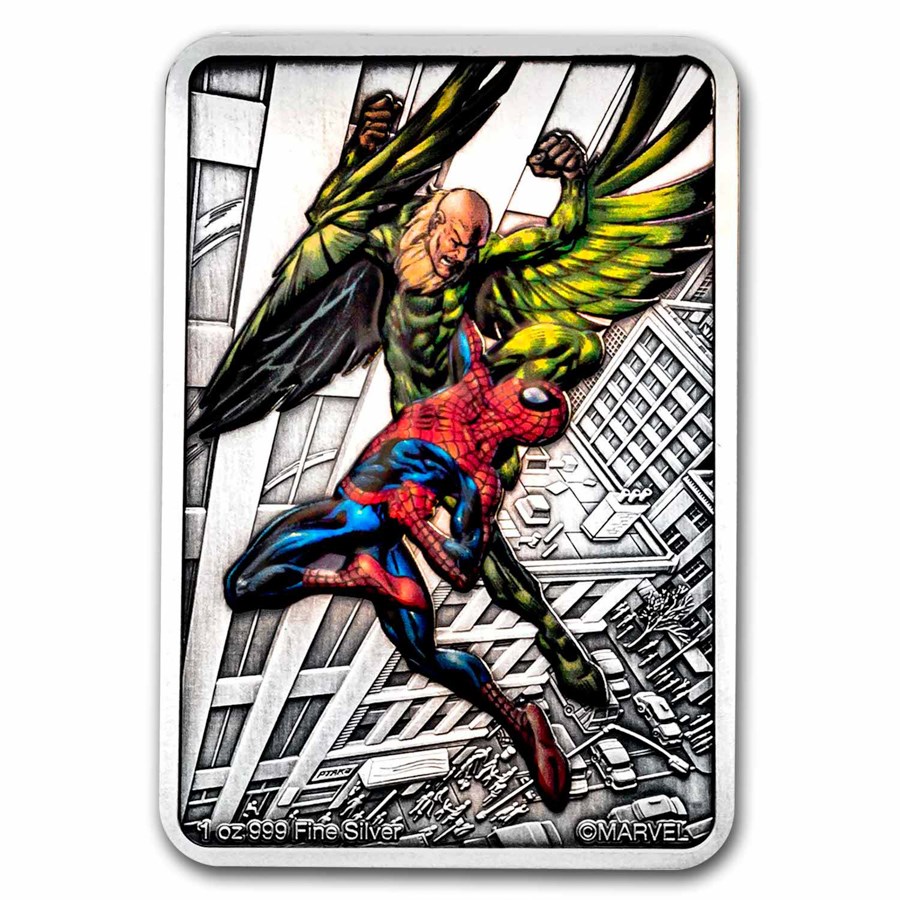 2024 Niue 1 oz Silver $2 Spider-Man Villains: Vulture