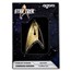 2024 Niue 1 oz Silver $2 Star Trek Starfleet Command Insignia