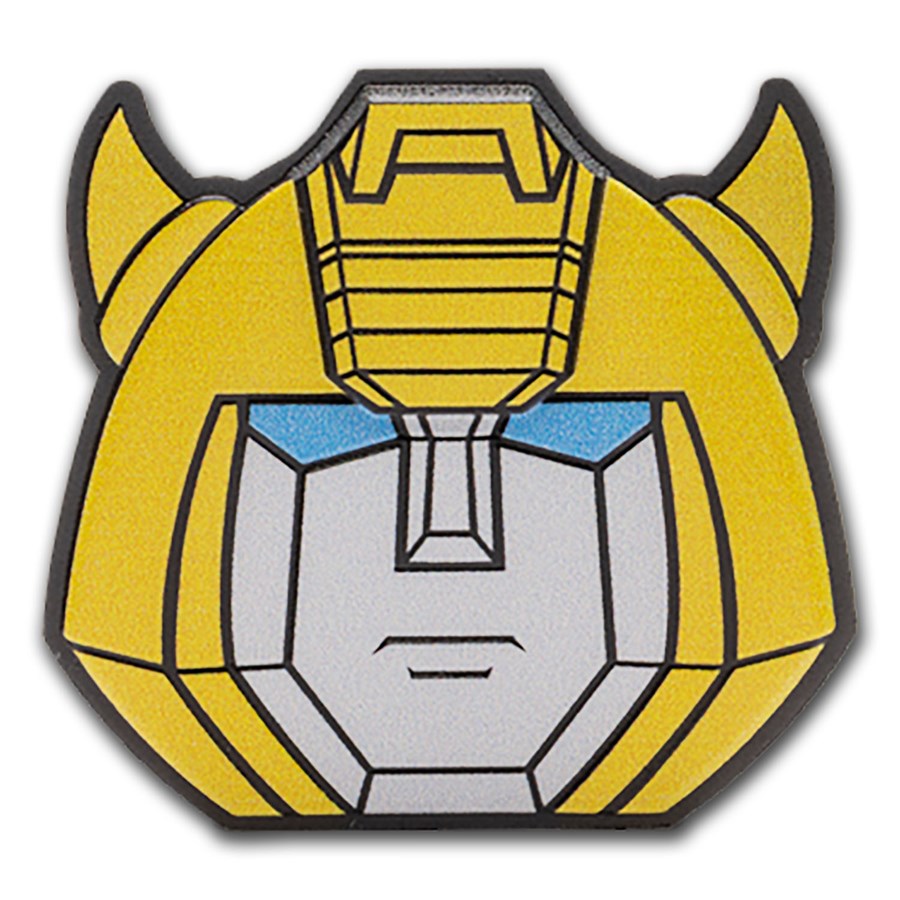 2024 Niue 1 oz Silver $2 Transformers - Bumblebee Head