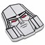 2024 Niue 1 oz Silver $2 Transformers - Megatron Head