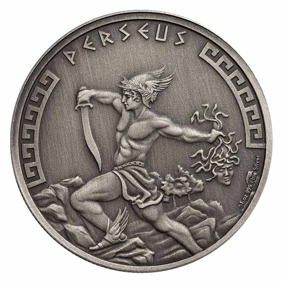 2024 Niue 1 oz Silver Antique Heroes of Greek Mythology: Perseus 2024 Niue 1 oz Silver Antique Heroes of Greek Mythology: Perseus