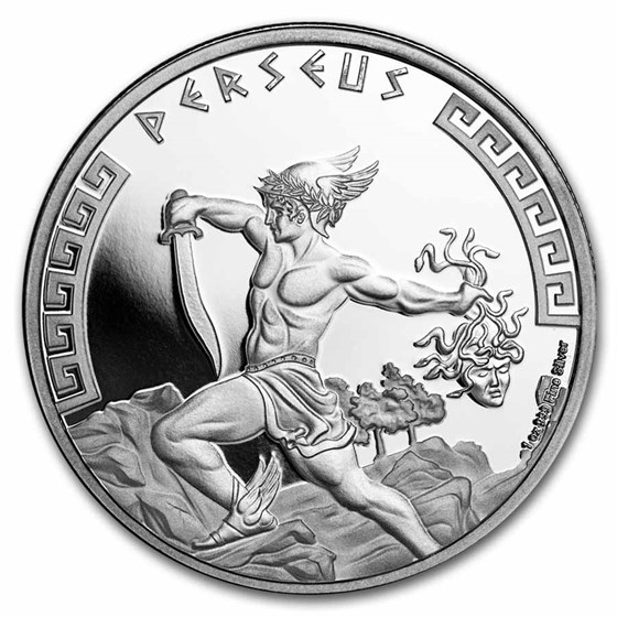 2024 Niue 1 oz Silver Heroes of Greek Mythology: Perseus BU 2024 Niue 1 oz Silver Heroes of Greek Mythology: Perseus BU