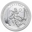 2024 Niue 1 oz Silver Heroes of Greek Mythology: Theseus BU