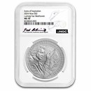 2024 Niue 1 oz Silver Icons: Beethoven (Sketch Snip) MS-70 NGC