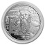 2024 Niue 1 oz Silver Icons: Johannes Gutenberg Proof