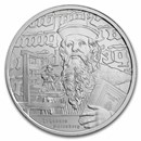 2024 Niue 1 oz Silver Icons of Inspiration: Johannes Gutenberg BU