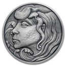 2024 Niue 1 oz Silver Mythological Figures: Mermaid