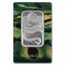2024 Niue 1 oz Silver Nature's Grip Green Anaconda $2 Bar-Assay