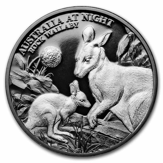2024 Niue 1 oz Silver Proof Australia at Night (Rock Wallaby) 2024 Niue 1 oz Silver Proof Australia at Night (Rock Wallaby)