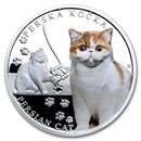 2024 Niue 1 oz Silver Proof Cat Breeds: Persian