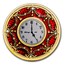 2024 Niue 1 oz Silver Proof Fabergé Red Table Clock (Box & COA)