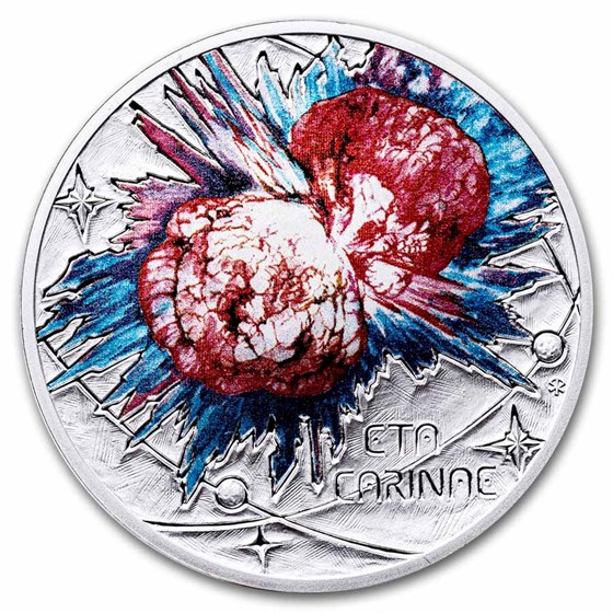 2024 Niue 1 oz Silver Proof Milky Way: Eta Carinae 2024 Niue 1 oz Silver Proof Milky Way: Eta Carinae