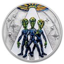 2024 Niue 1 oz Silver Proof Milky Way: Extraterrestrial Life