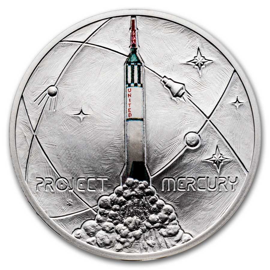 2024 Niue 1 oz Silver Proof Milky Way: First American in Space