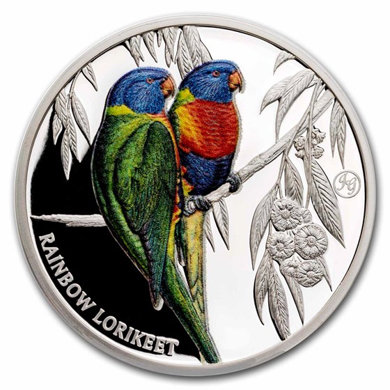 2024 Niue 1 oz Silver Proof Rainbow Lorikeet 2024 Niue 1 oz Silver Proof Rainbow Lorikeet