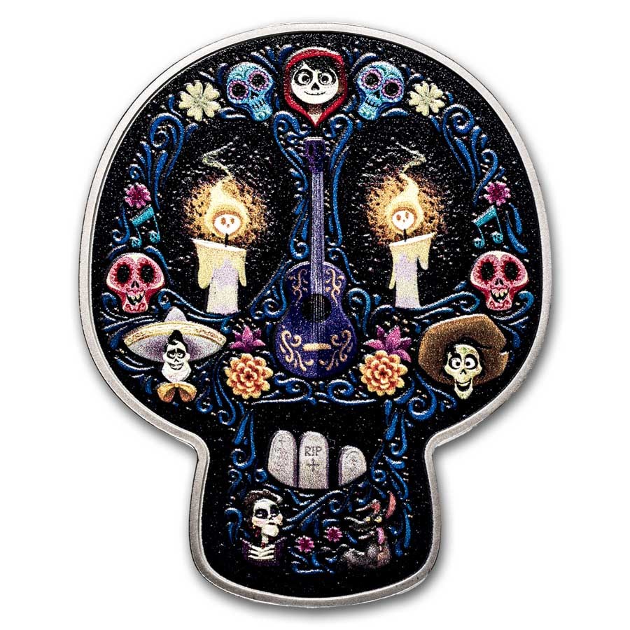 2024 Niue 2 oz Silver $3 Disney Coco - Remember Me