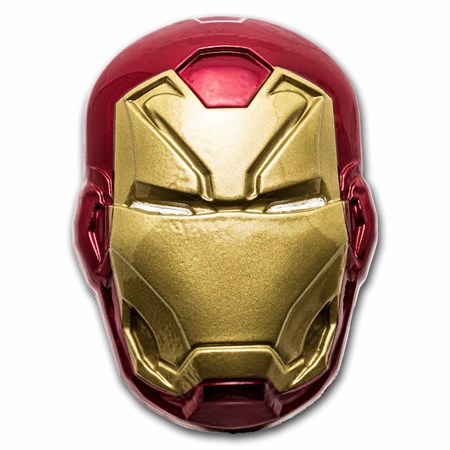 82802 iron man helmet XSociety Official MK5 - in Built Jarvis AI the gold and red paint carved into metal texture Iron Man 3 Tony Stark
