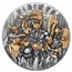 2024 Niue 2 oz Silver Antique Vikings (Gilded) w/ Box & COA