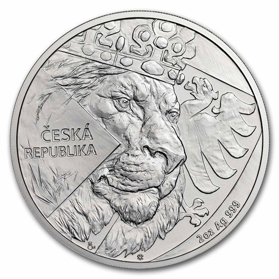 2024 Niue 2 oz Silver Czech Lion BU 2024 Niue 2 oz Silver Czech Lion BU