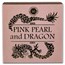 2024 Niue 2 oz Silver Divine Pearls: Pink Pearl and Dragon