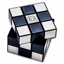 2024 Niue 2 oz Silver Magic Cube Antiqued & Colorized (Box & COA)