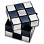 2024 Niue 2 oz Silver Magic Cube Antiqued & Colorized (Box & COA)