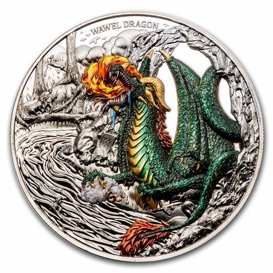 2024 Niue 2 oz Silver Popular Legends: Wawel Dragon 2024 Niue 2 oz Silver Popular Legends: Wawel Dragon