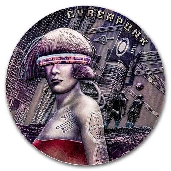 2024 Niue 200 grams Silver The Punk Universe: Cyberpunk 2024 Niue 200 grams Silver The Punk Universe: Cyberpunk