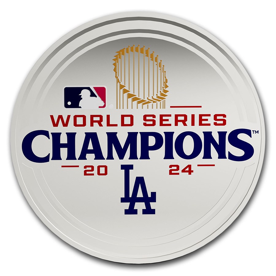 2024 Niue 3 oz Silver $5 MLB World Series Champions LA Dodgers