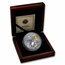 2024 Niue 3 oz Silver Antique Divine Faces of the Sun; Dazhbog