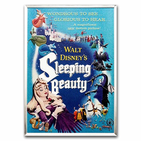 2024 Niue oz Ag $10 Disney Movie Posters: Sleeping Beauty