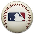 2024 Niue 5 oz Silver $10 MLB Logo on Baseball