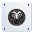 2024 Niue 5 oz Silver Antique Zodiac: Aries (with Box and COA)