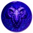 2024 Niue 5 oz Silver Antique Zodiac: Aries (with Box and COA)