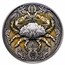 2024 Niue 5 oz Silver Antique Zodiac: Cancer (with Box and COA)