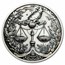 2024 Niue 5 oz Silver Antique Zodiac: Libra (with Box and COA)