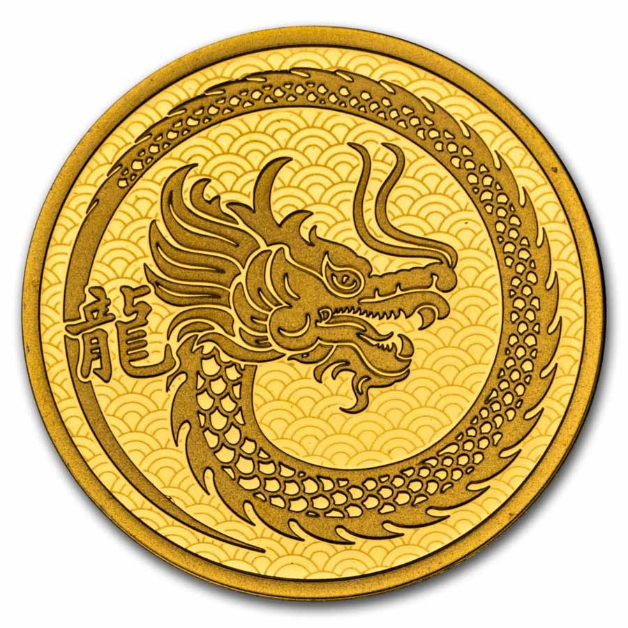 2024 Niue 8 gram Gold Lunar Dragon Proof